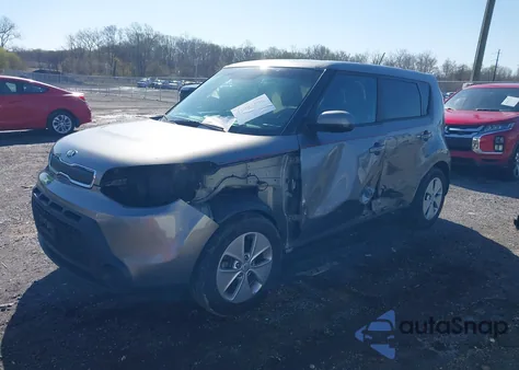 2016 Kia Soul из США, поврежденный, VIN KNDJN2A25G7283143